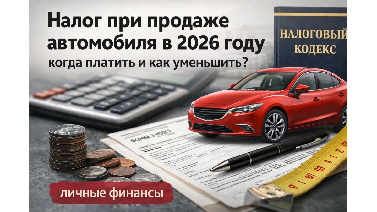 Налог при продаже автомобиля в 2025 году: когда платить и как уменьшить