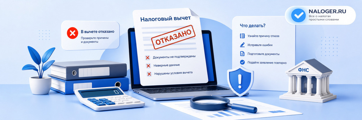 Отказ в налоговом вычете: причины и что делать