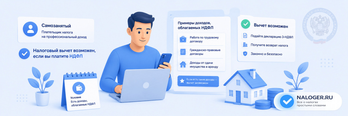 Налоговый вычет для самозанятых: возможен ли