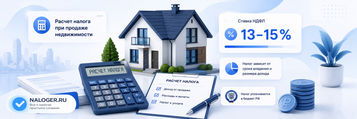 Как рассчитать налог при продаже недвижимости