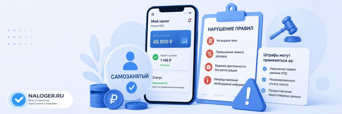 Штрафы для самозанятых