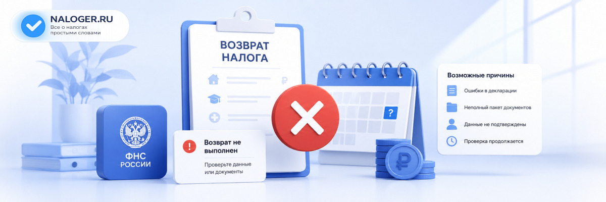 Почему налоговая не возвращает деньги