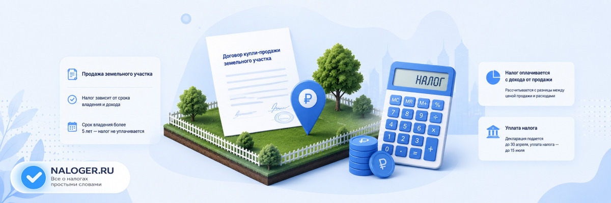 Налог при продаже земельного участка