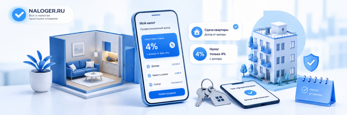 Как самозанятому сдавать квартиру и платить налог 4%