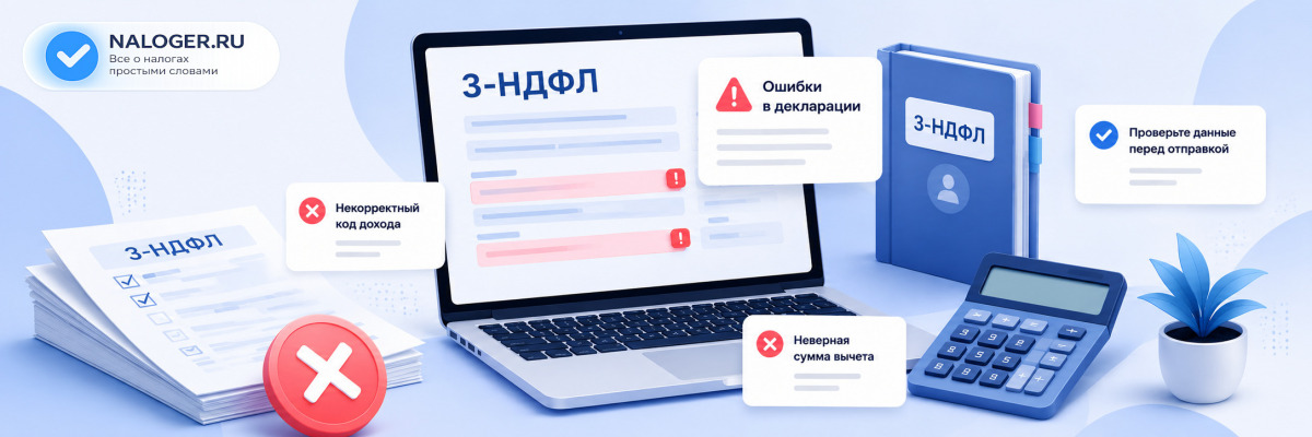 Ошибки при заполнении 3-НДФЛ