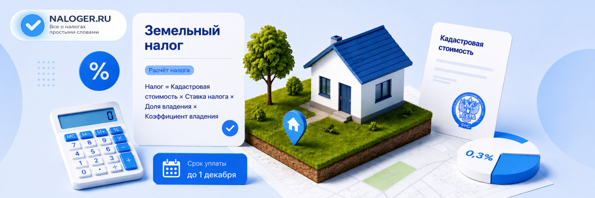 Земельный налог: как рассчитывается