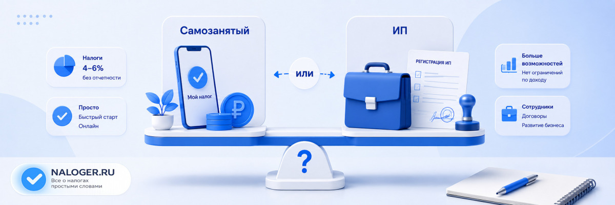 Самозанятый или ИП: что выбрать