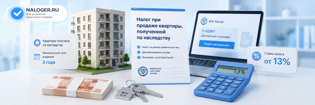 Налог при продаже квартиры, полученной по наследству
