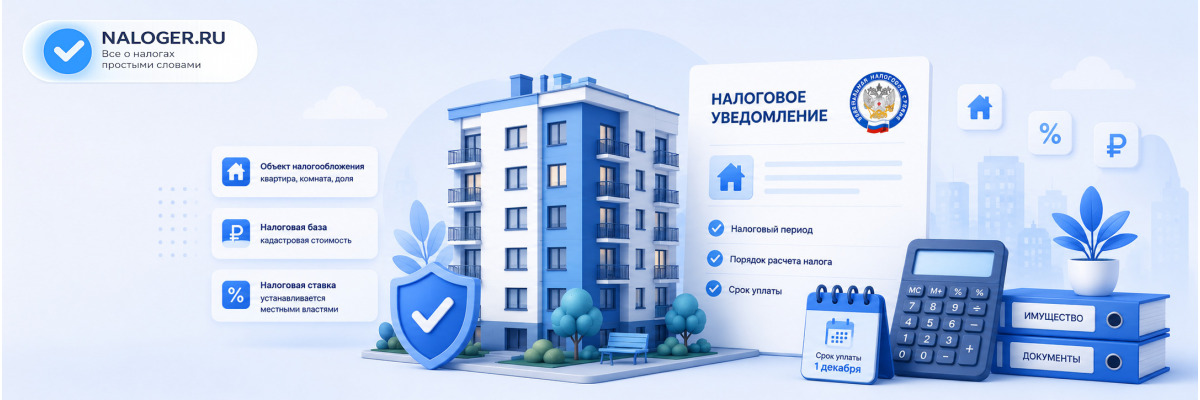 Налог на квартиру: как рассчитывается