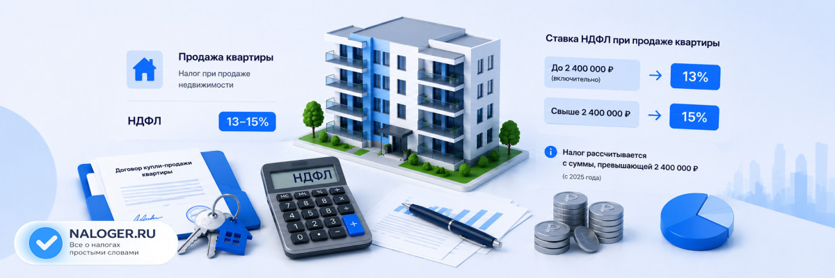 Налог при продаже квартиры: сколько платить