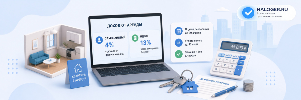 Налог при сдаче квартиры в аренду