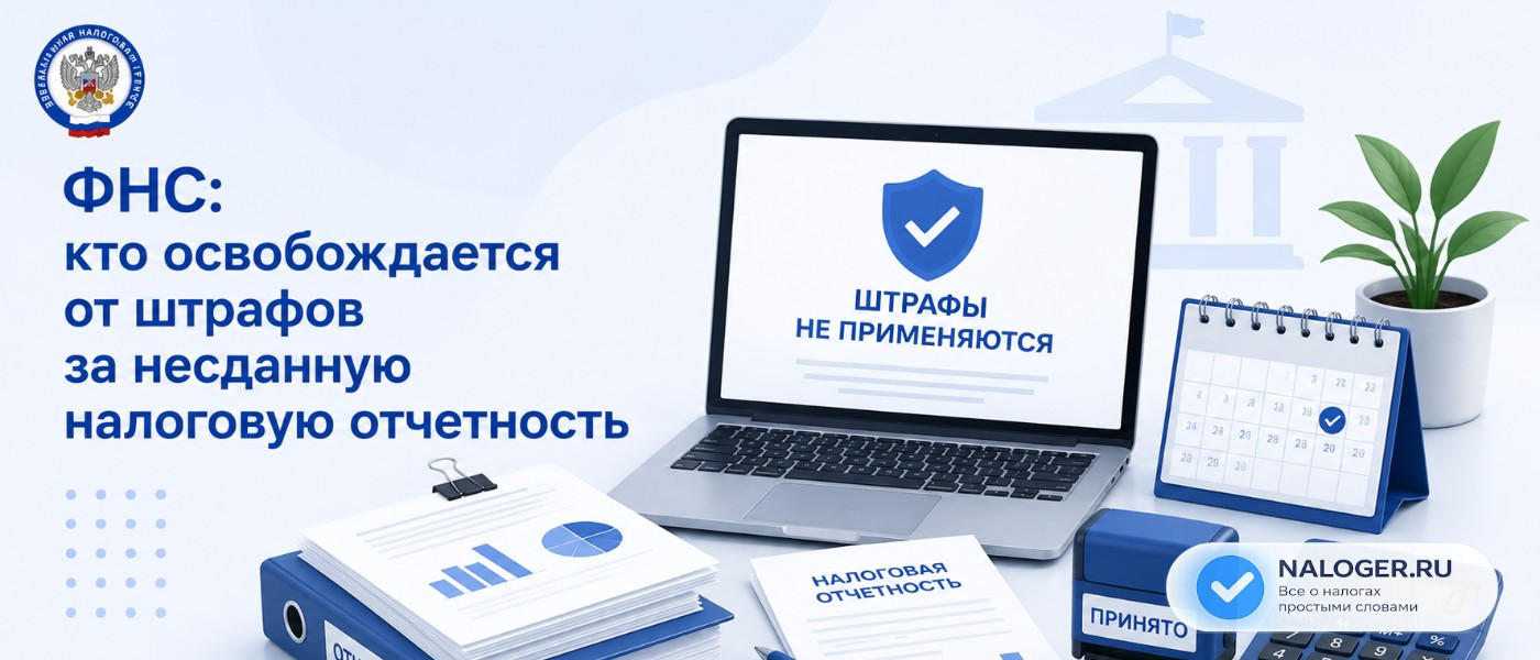 ФНС: кто освобождается от штрафов за несданную налоговую отчетность