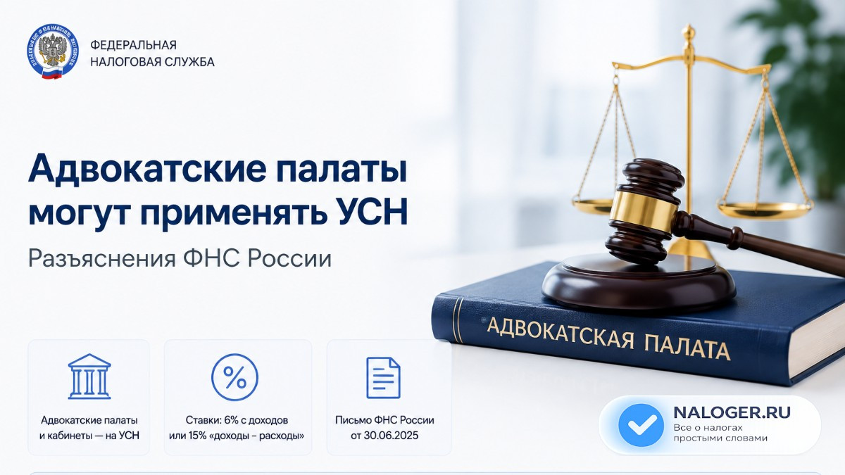 Адвокатские палаты могут применять УСН: разъяснения ФНС