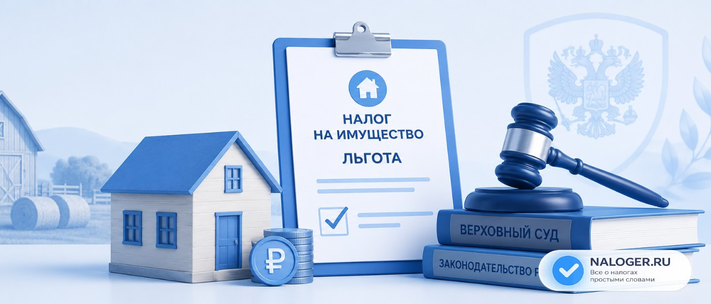 Льгота по налогу на имущество для КФХ: позиция Верховного Суда