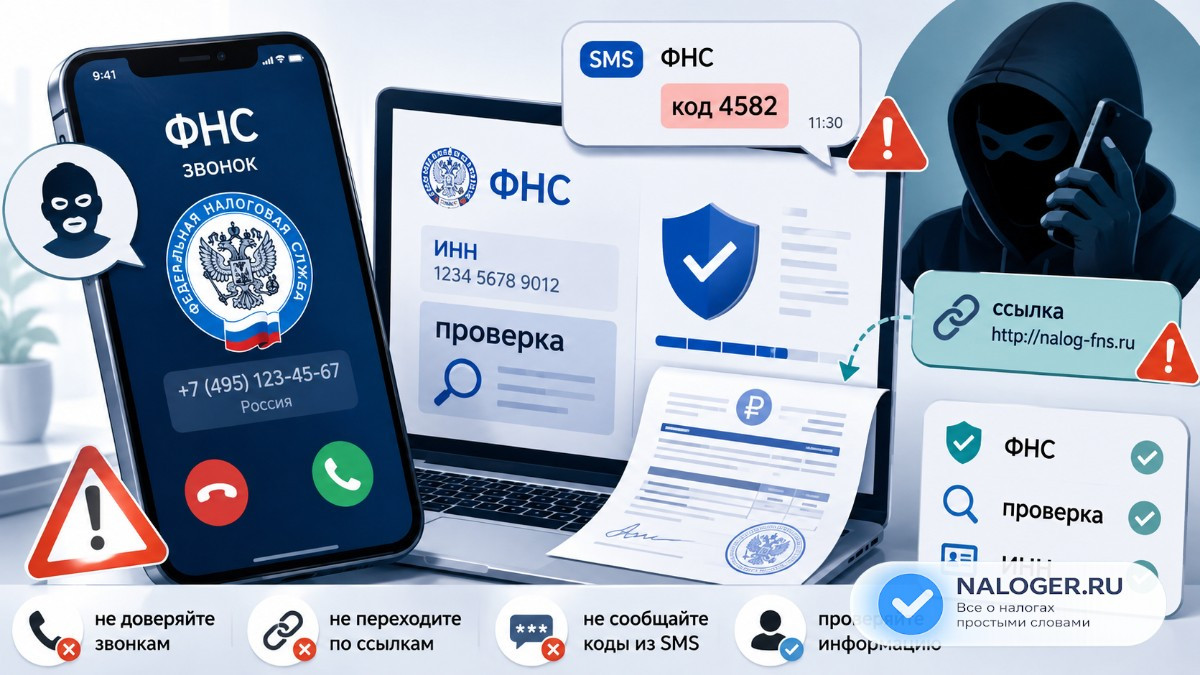 ФНС предупреждает: как распознать мошенников, маскирующихся под налоговиков