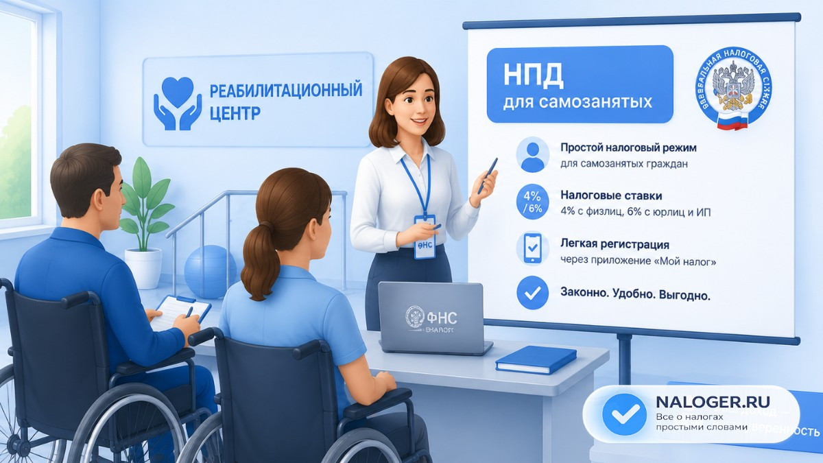 НПД для самозанятых: разъяснения ФНС в реабилитационном центре