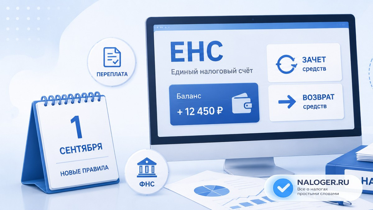 Новые правила зачета и возврата средств на ЕНС с 1 сентября