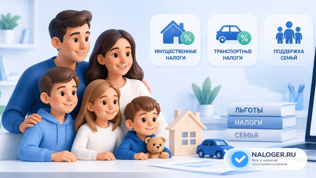 Налоговые льготы для многодетных семей: актуальные правила