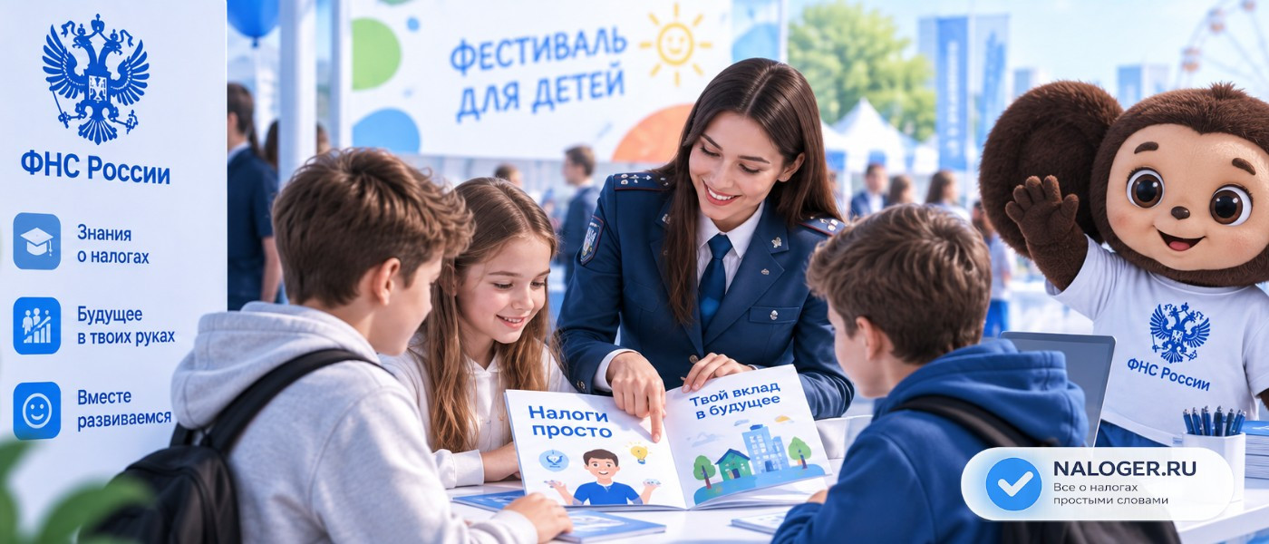 Фестиваль «Чебумир» познакомил детей с работой налоговой службы