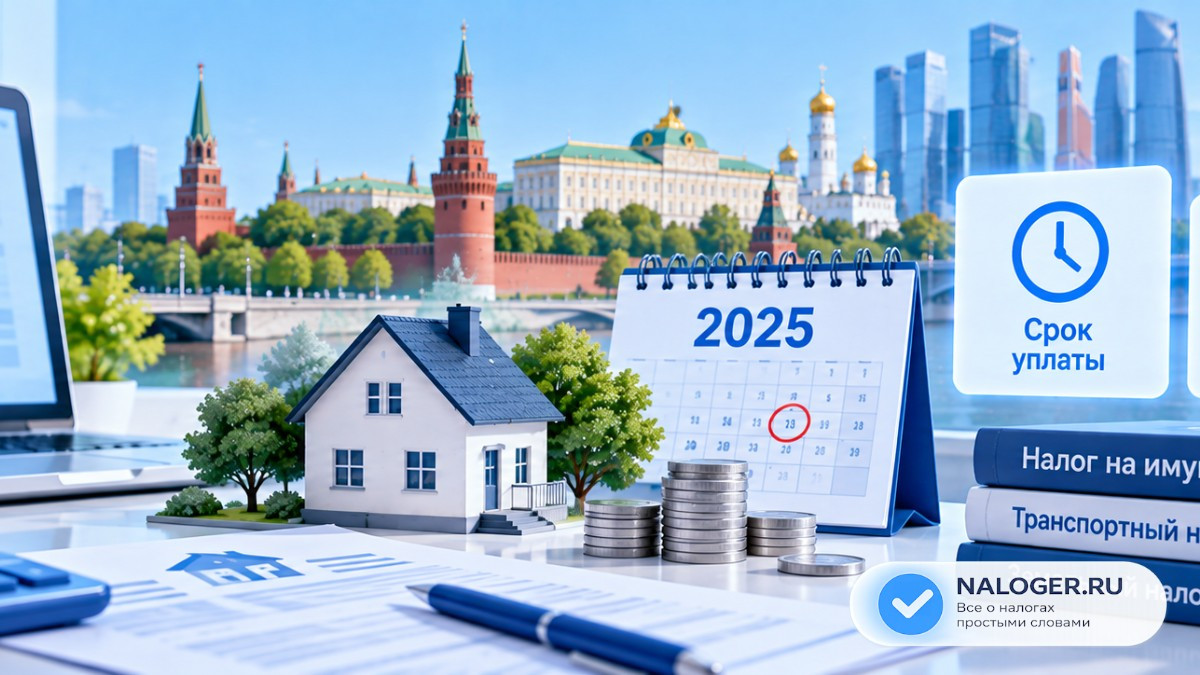 Имущественные налоги за 2025 год: срок уплаты и льготы в Москве