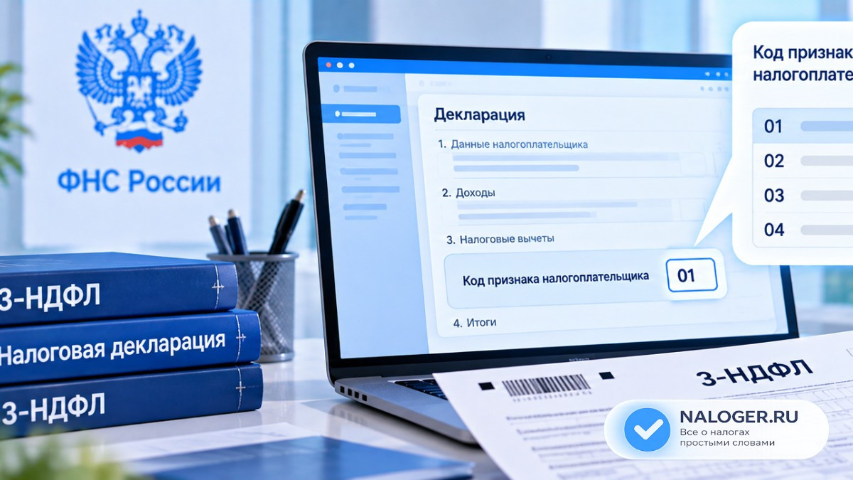 ФНС напомнила, как указать код признака налогоплательщика в декларации