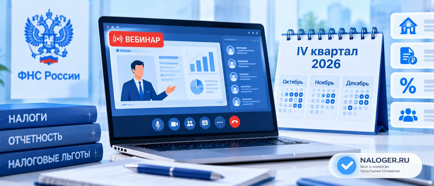 ФНС России: вебинары для налогоплательщиков в IV квартале 2026 года