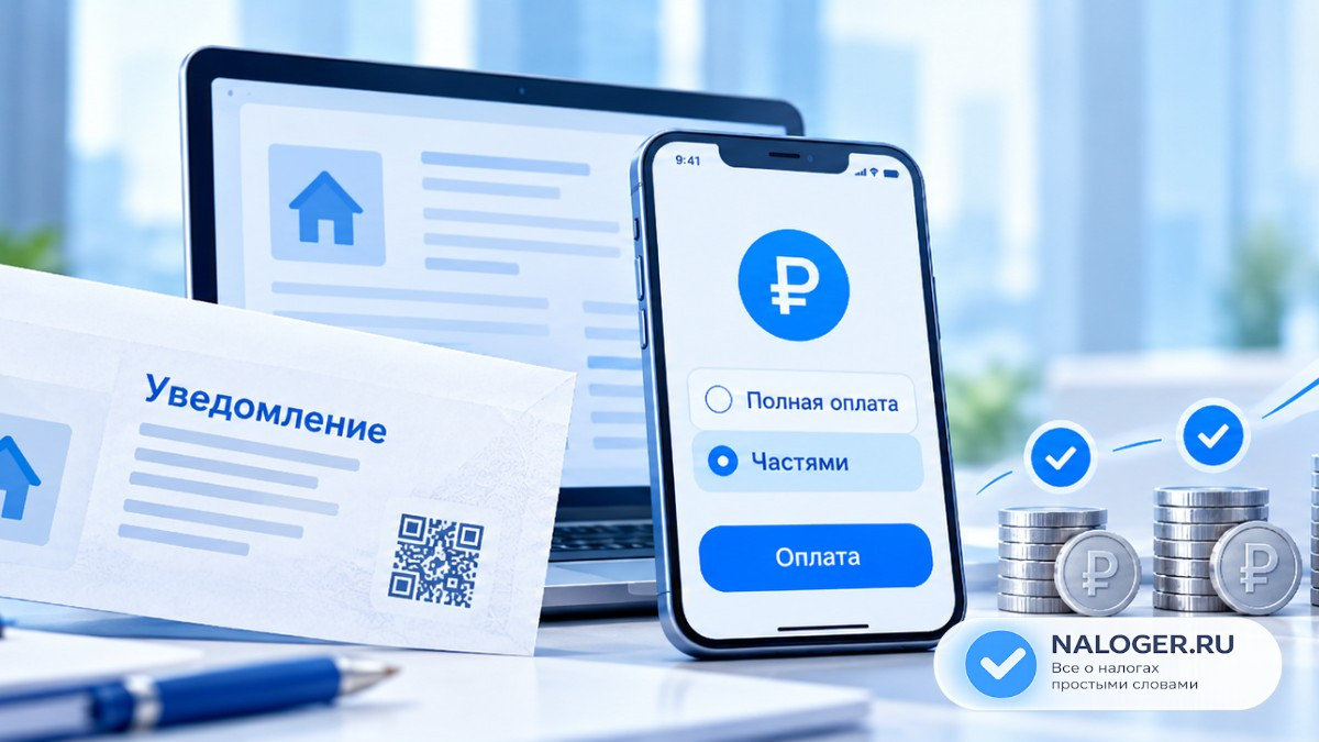 Налоговые уведомления уже направляют: как оплатить всё частями
