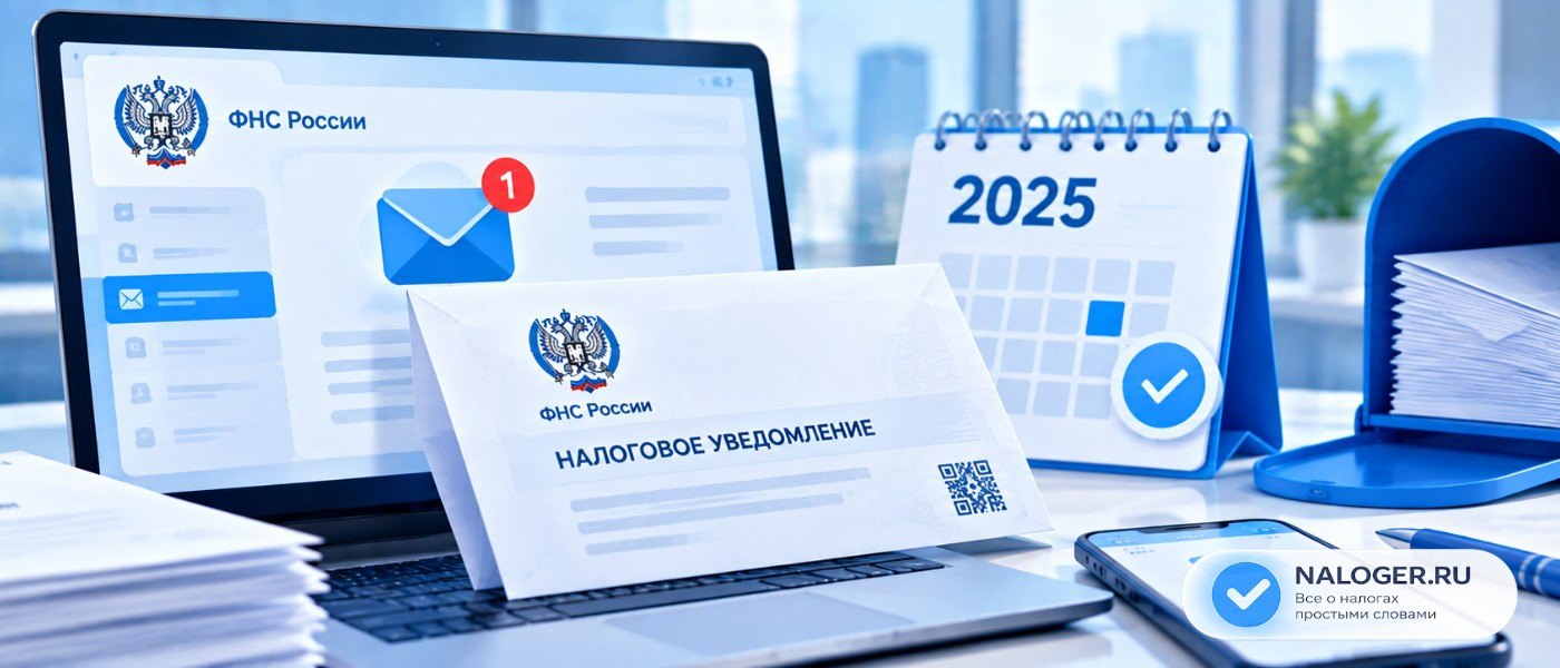 ФНС завершает рассылку налоговых уведомлений физлицам за 2025 год