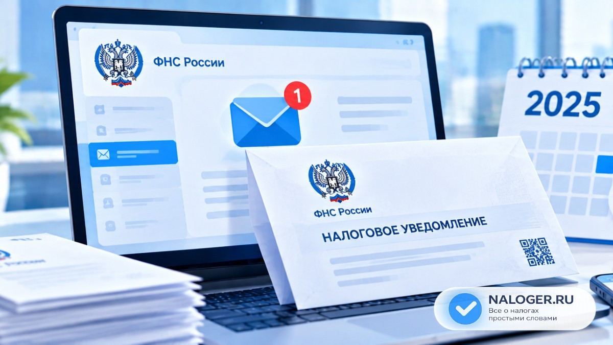 ФНС завершает рассылку налоговых уведомлений физлицам за 2025 год