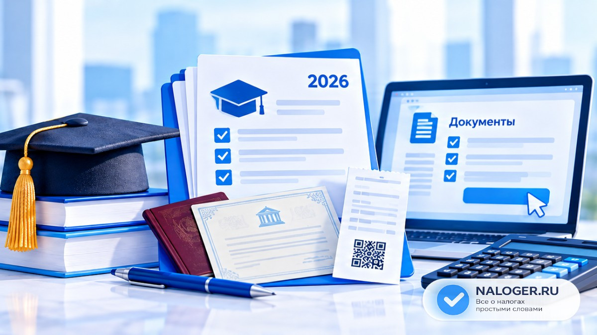 Вычет на обучение в 2026 году: какие документы нужно подать в ФНС