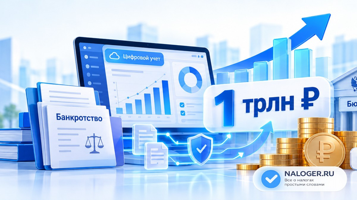 Цифровизация банкротства принесла бюджету свыше 1 трлн рублей