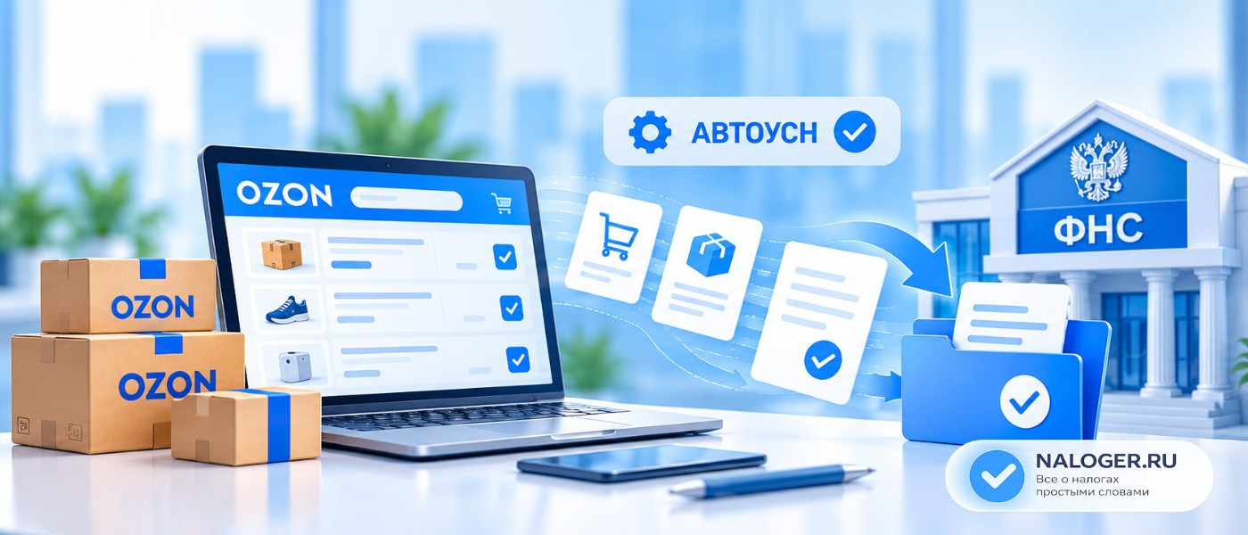 Продавцам Ozon на автоУСН упростили передачу данных в ФНС России