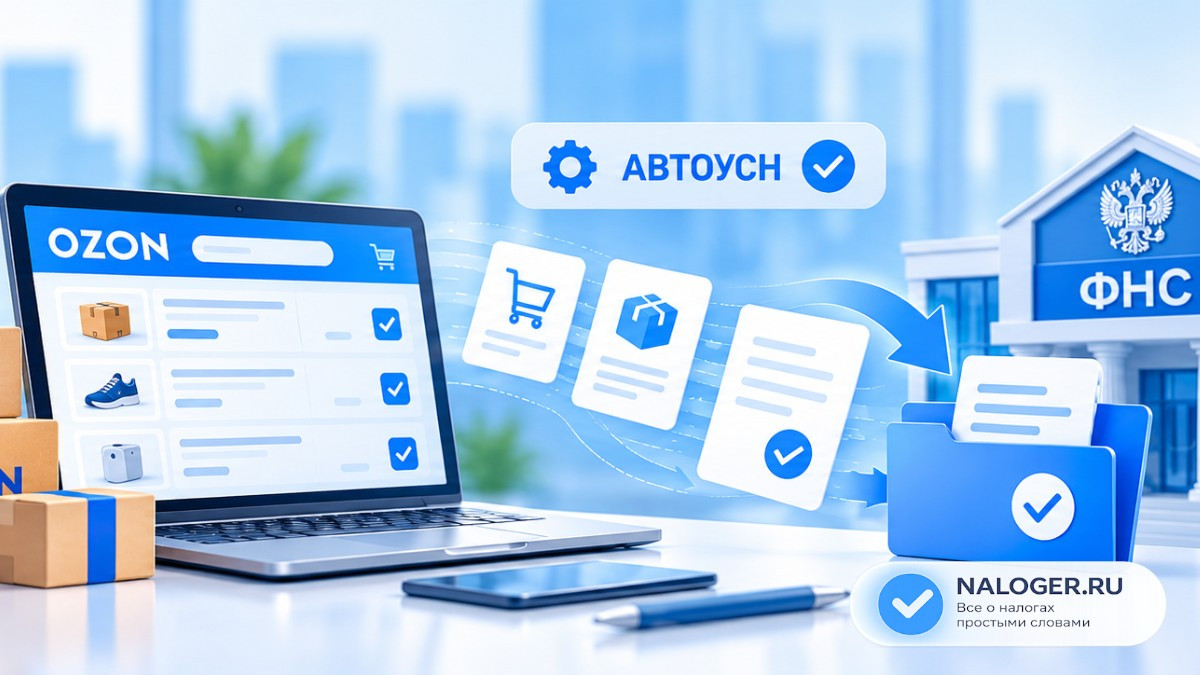 Продавцам Ozon на автоУСН упростили передачу данных в ФНС России
