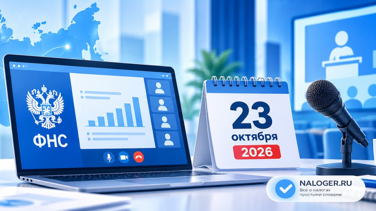 Всероссийский налоговый марафон ФНС пройдет 23 октября 2026 года