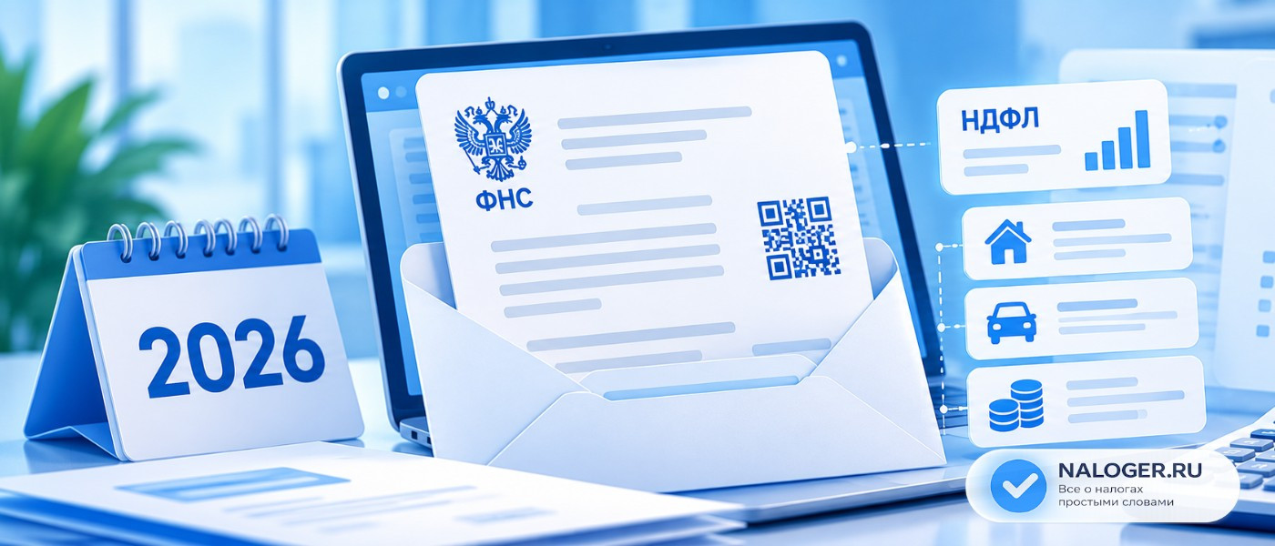 Налоговые уведомления 2026 года: новая структура расчета НДФЛ